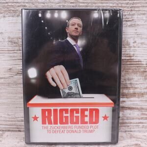 Rigged: The Zuckerberg Funded Plot to Defeat Donald Trump (DVD, 2022) NEW Sealed